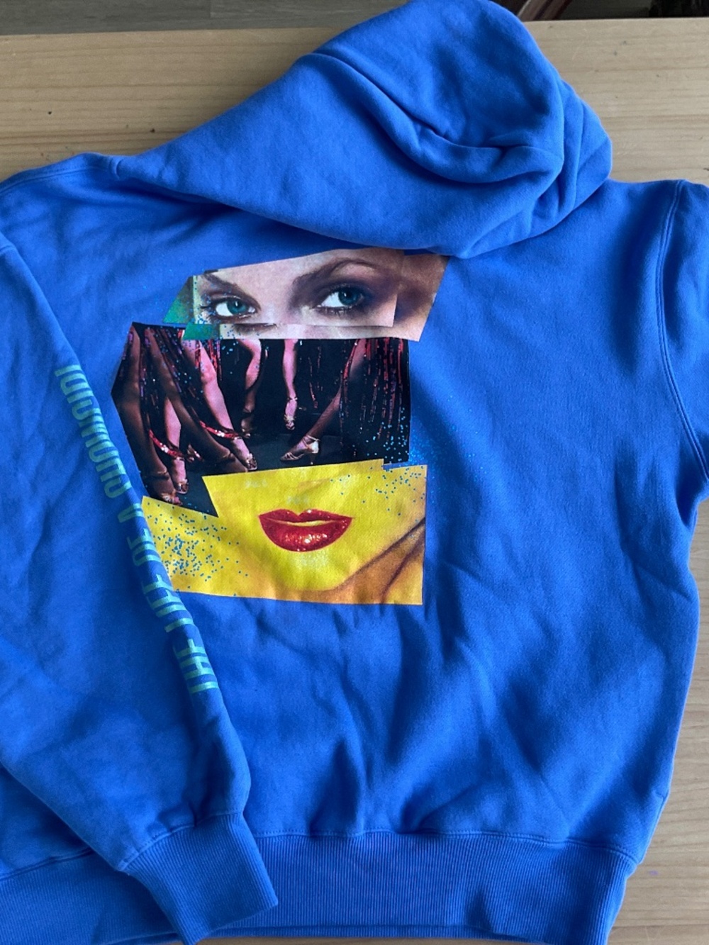 Official life of a showgirl violet blue hoodie